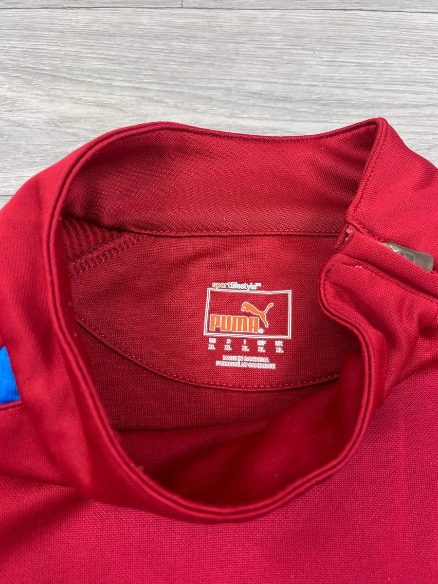 Vintage Y2K Puma Czech Republic Sweatshirt Mens XL - Image 4
