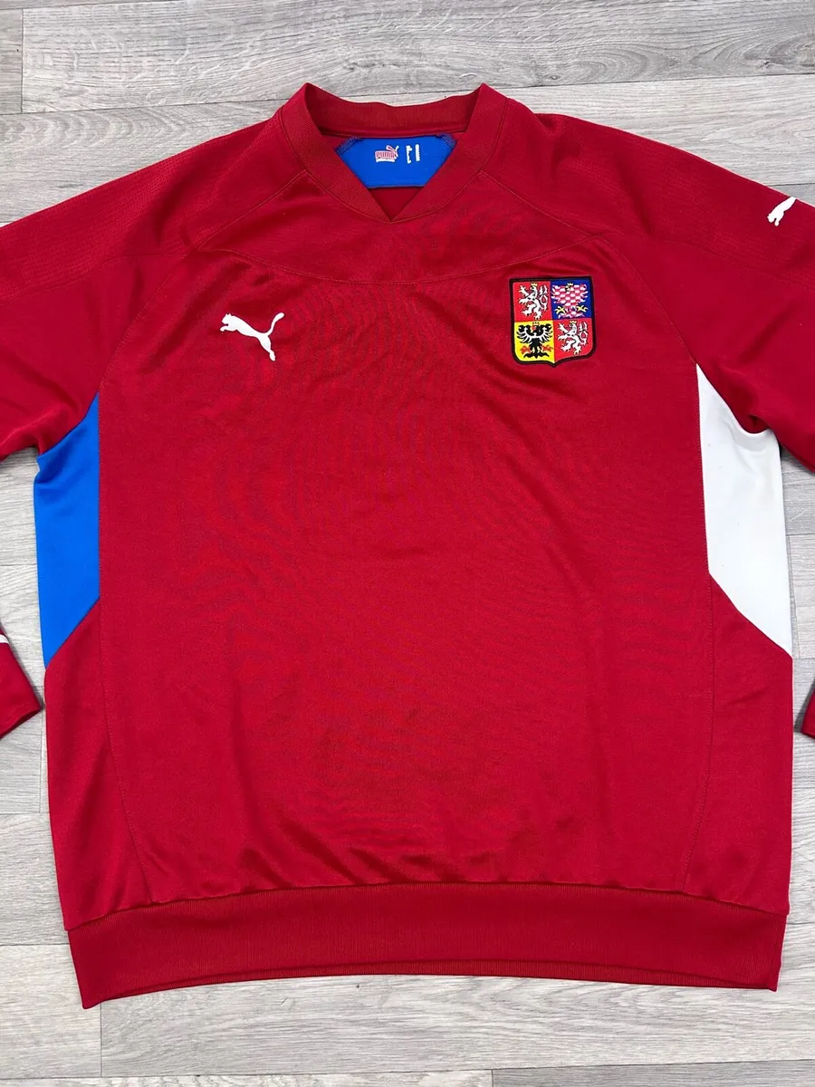 Vintage Y2K Puma Czech Republic Sweatshirt Mens XL - Image 2