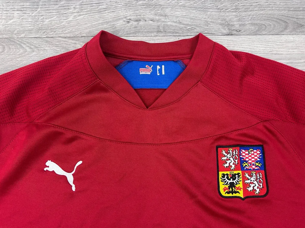 Vintage Y2K Puma Czech Republic Sweatshirt Mens XL - Image 3