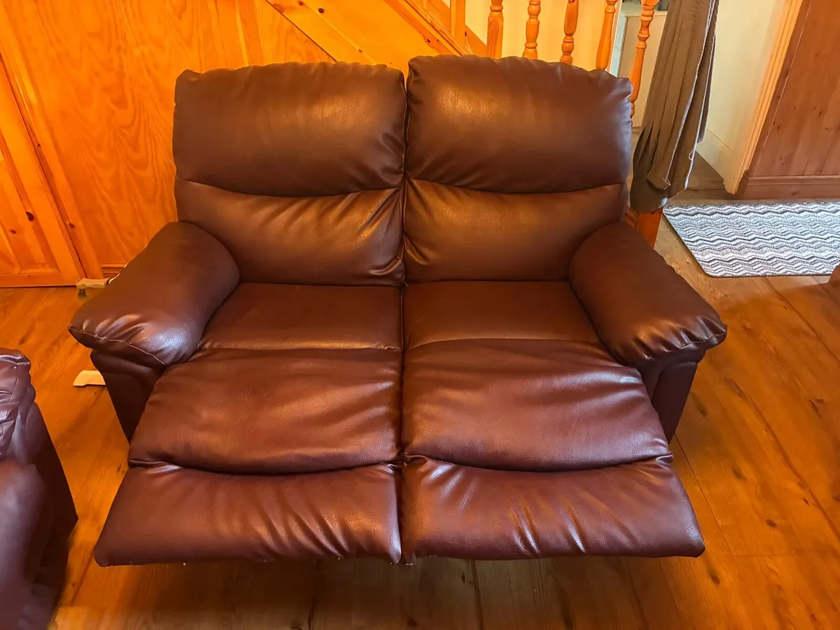 2 Two seater couches - Image 2