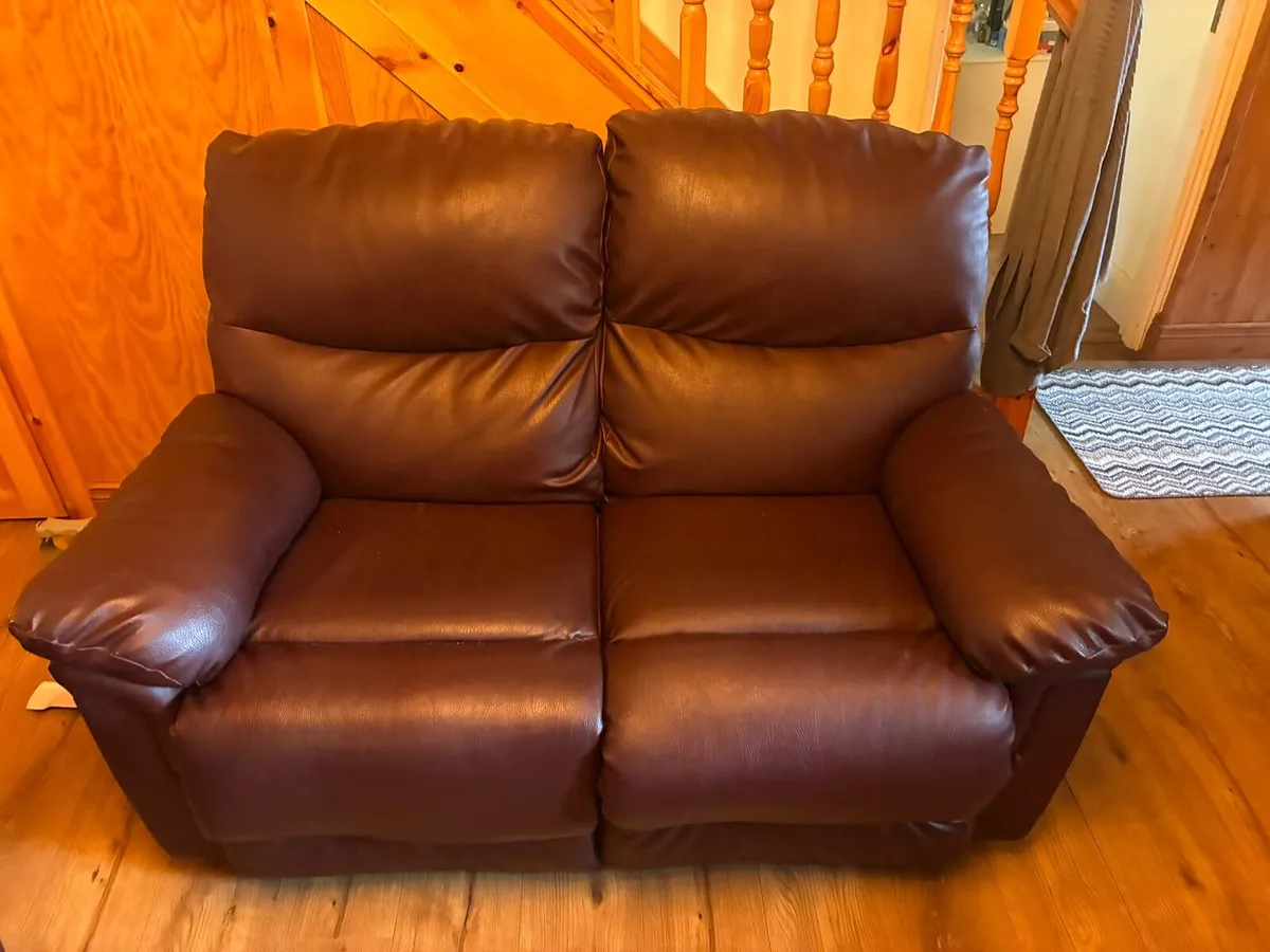 2 Two seater couches - Image 1