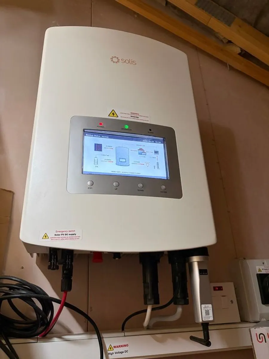 Solis hybrid Solar inverter 3.6 kw for battery or panels - Image 3