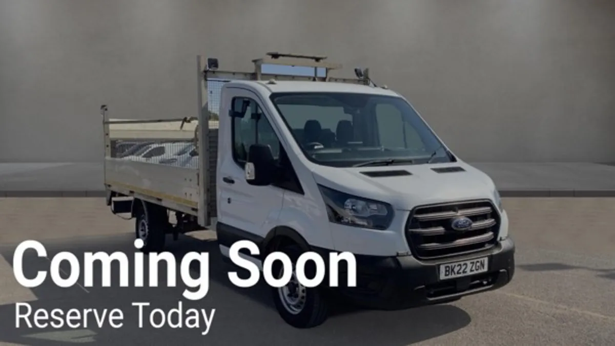 2022 Ford Transit Dropside €18500 ON IRISH REG - Image 1