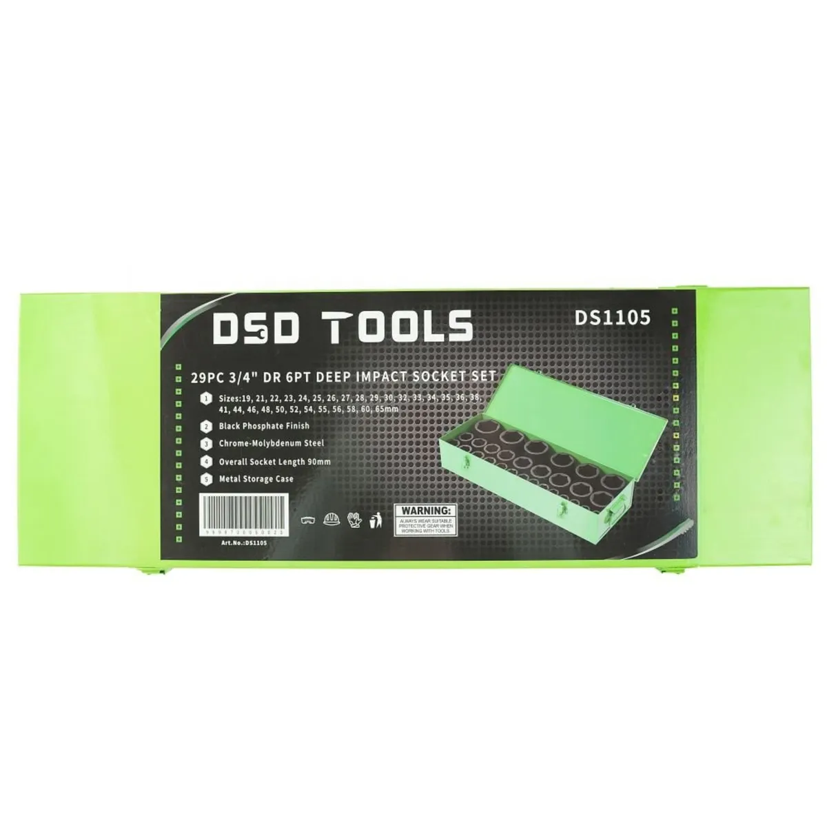 29PC 3/4″ DRIVE 6-POINT DEEP IMPACT SOCKET SET - Image 3