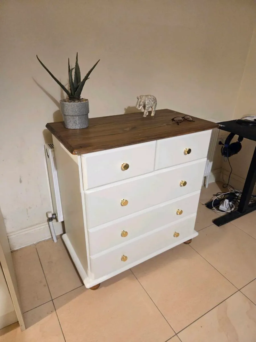 Solid Wood Chest of Drawers - Image 4