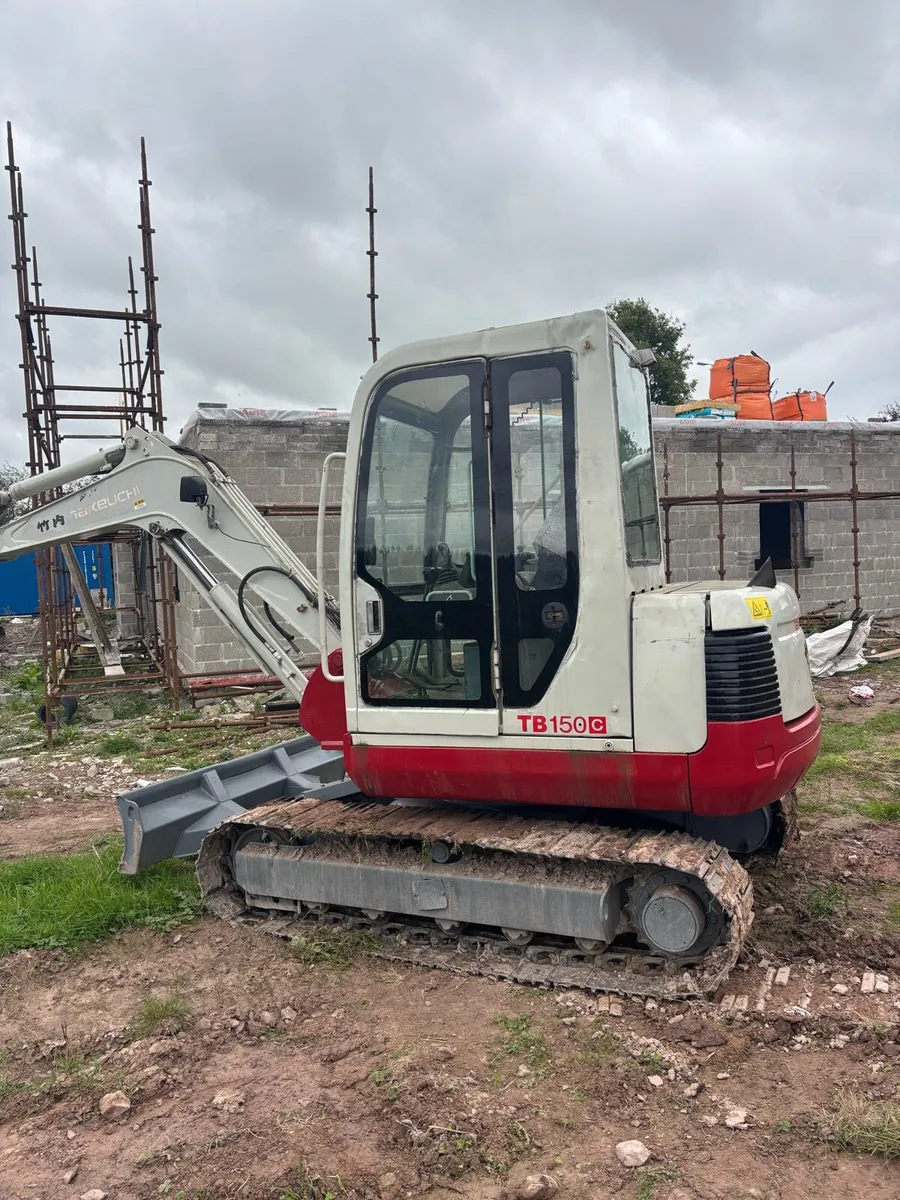 Takeuchi TB150C 5-Ton Excavator - Image 1