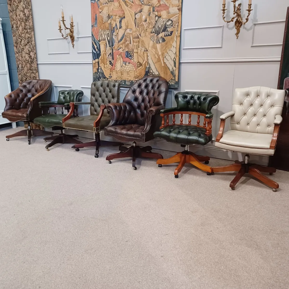 Captain's desk chairs - Image 3