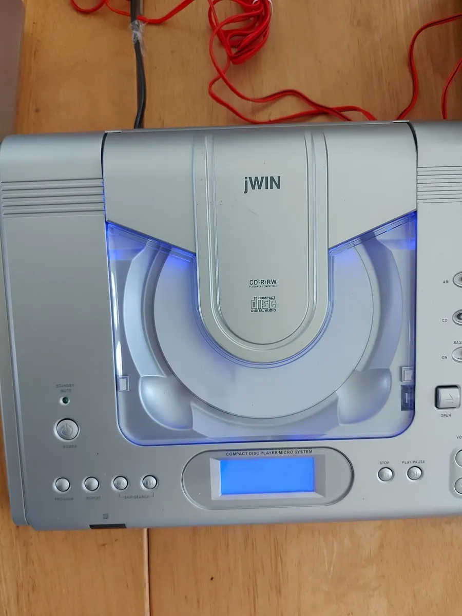 jWIN Micro Hi-Fi CD Player with AM-FM Stereo Radio - Image 3