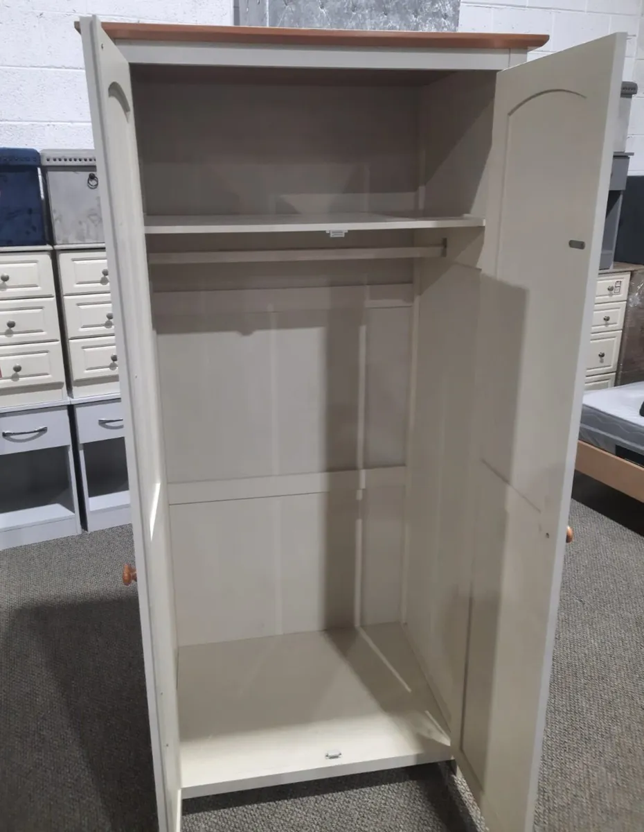 Shop display cream solid wood wardrobe - Image 2