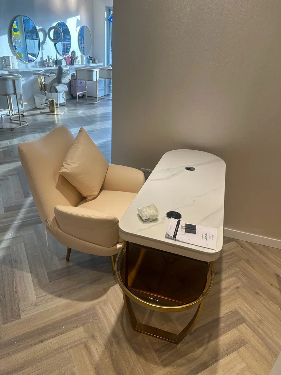Nail Table & Reception Desk for sale - Image 3