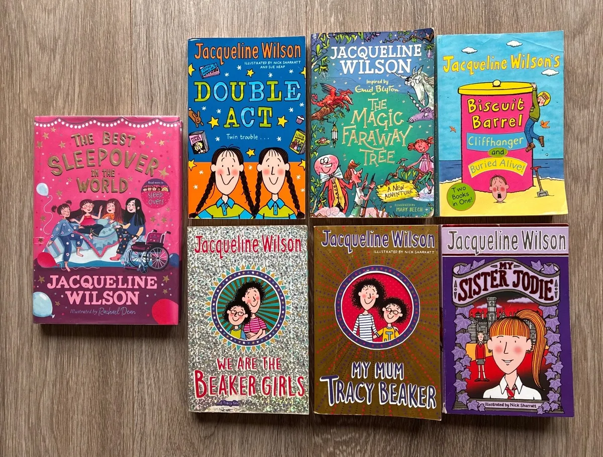Jacqueline Wilson Book Bundle - 1 Hardback & 6 Pap