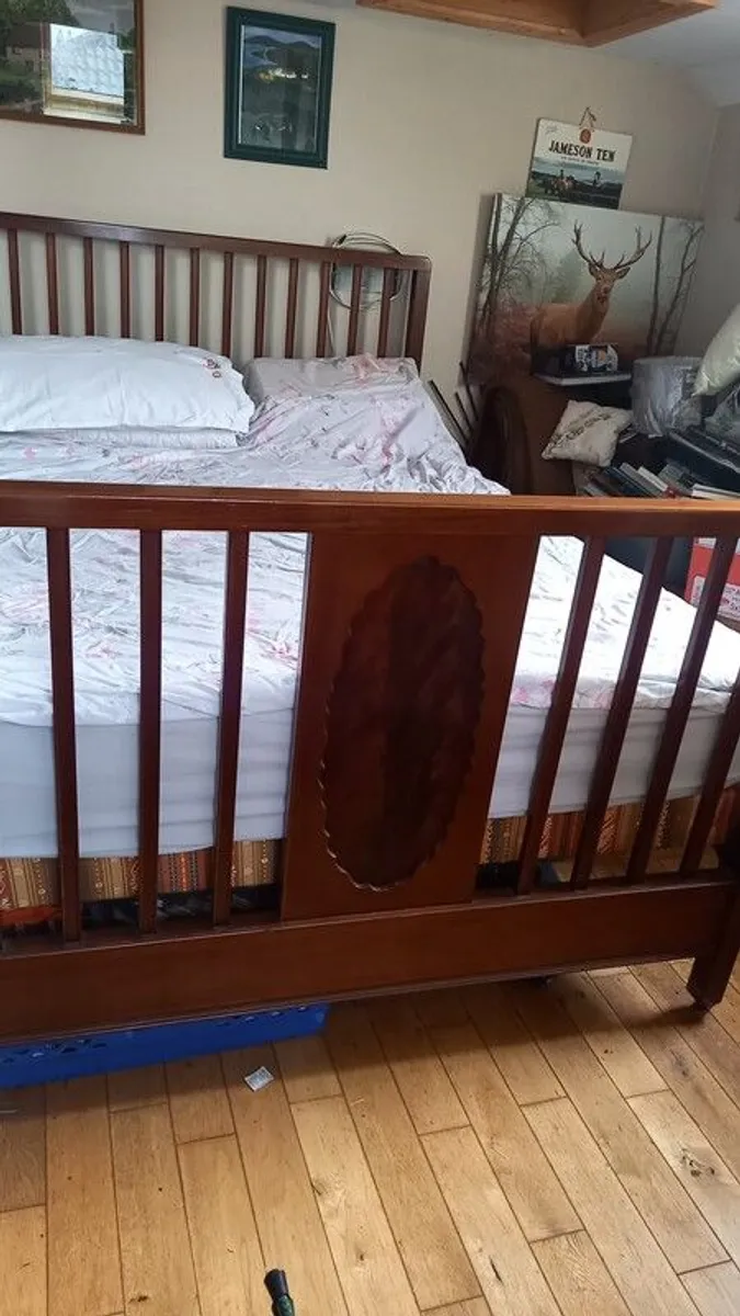 Antique Double bed - Image 2