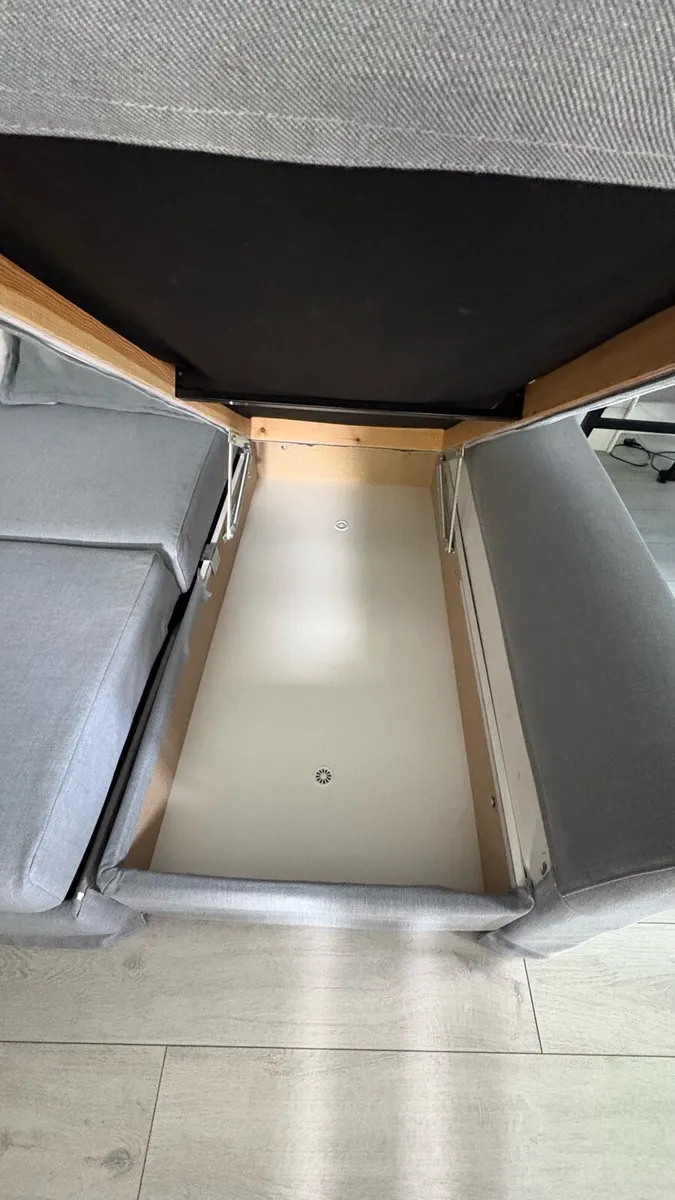 IKEA sofa bed with storage - Image 4