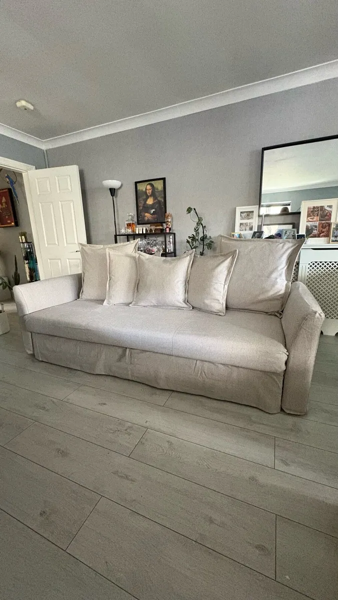 IKEA sofa bed with storage - Image 1