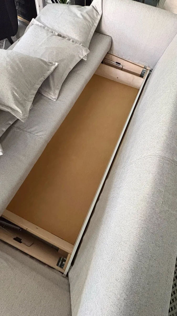 IKEA sofa bed with storage - Image 2