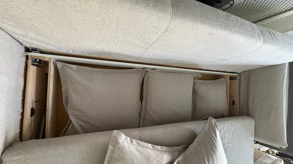 IKEA sofa bed with storage - Image 3