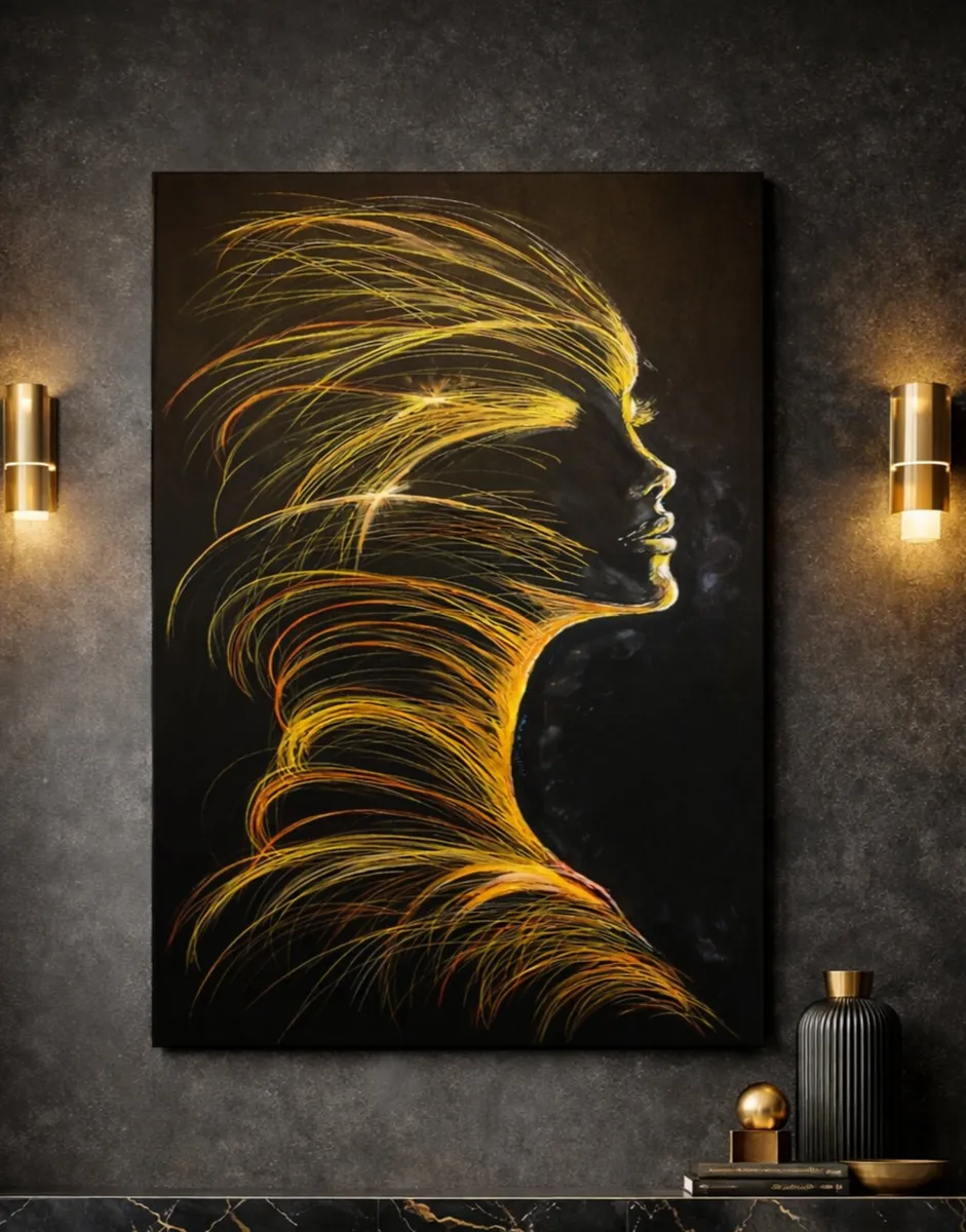 Acrylic painting on canvas - Image 1