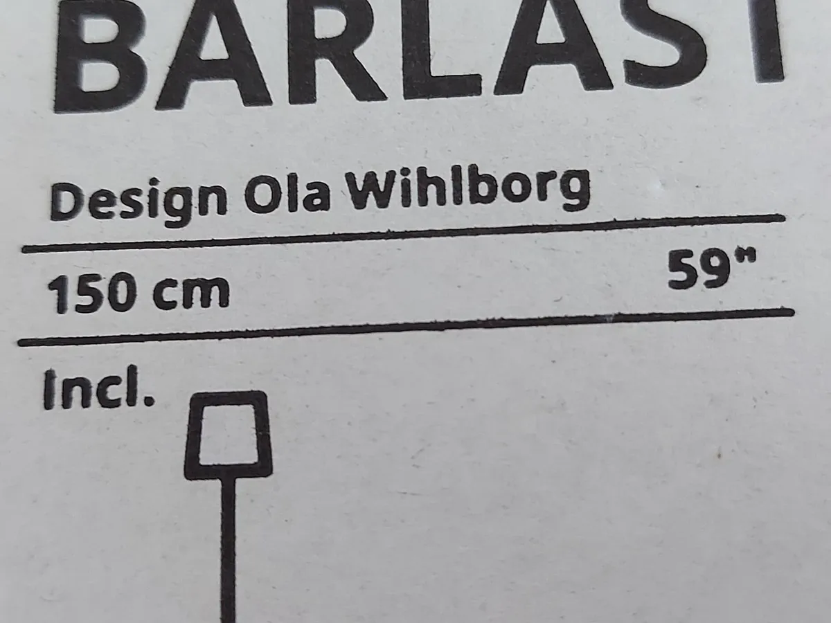 NEW in BOX BARLAST 59 inch Floor Lamp - Image 2