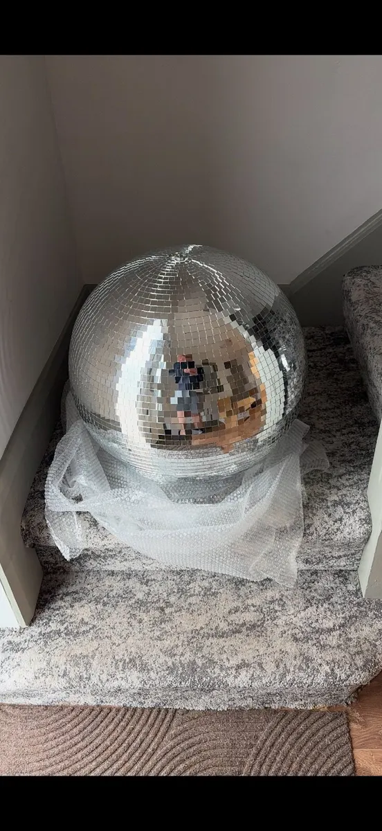 Disco ball 50cm and motor party decor, hen, weddin - Image 3