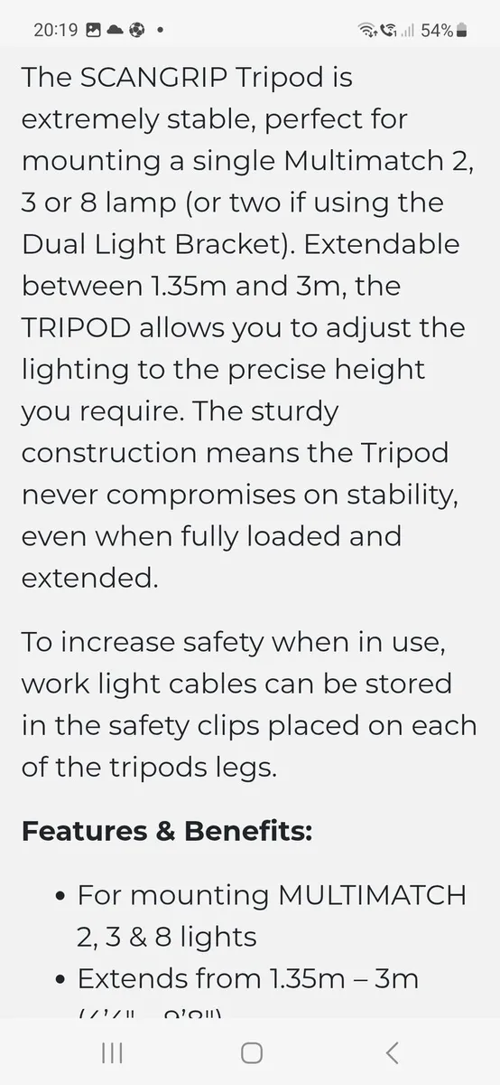 TRIPOD SCANGRIP - Image 2