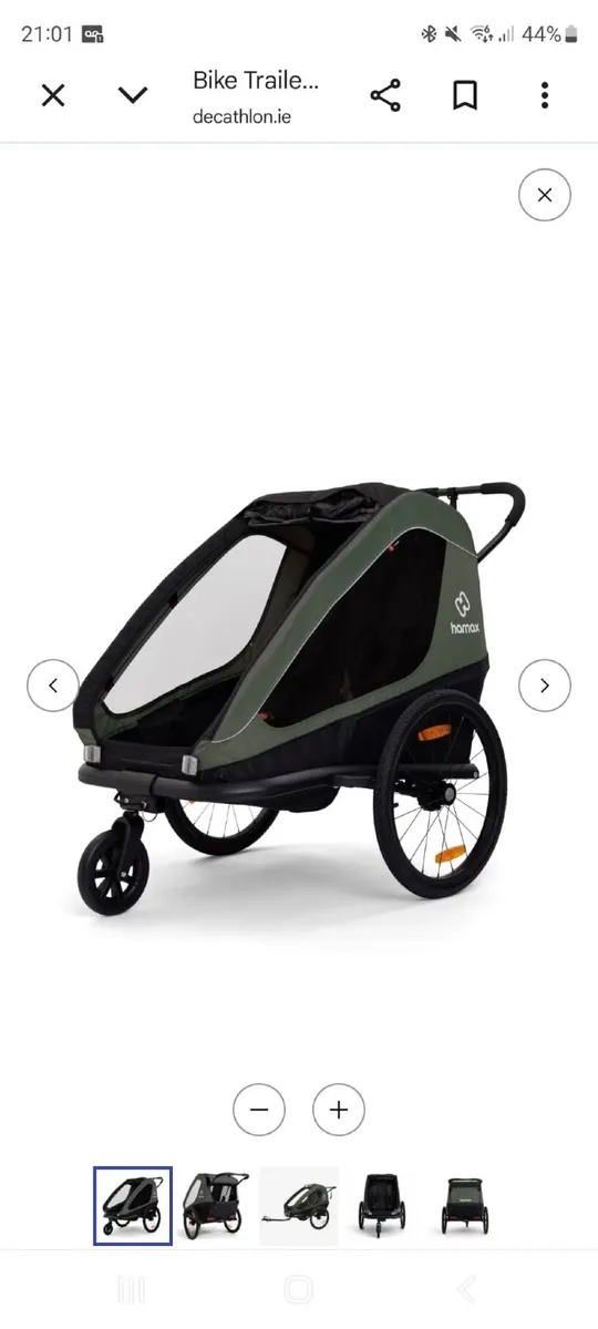 Hamax bike trailor / buggy - Image 4