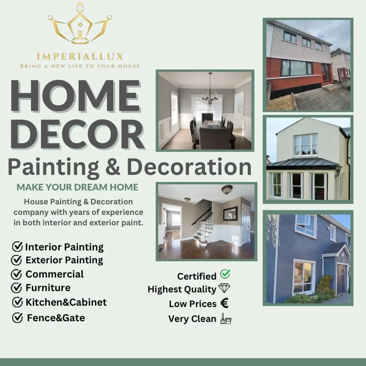 Painting & Decoration ImperialLux Decor - Image 1
