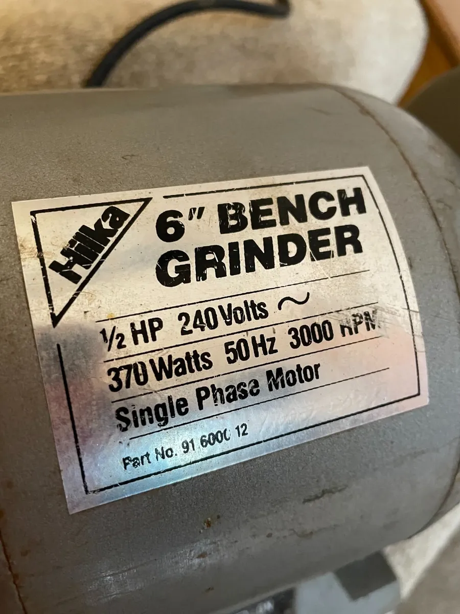 Hilka 6" Bench Grinder - Image 2
