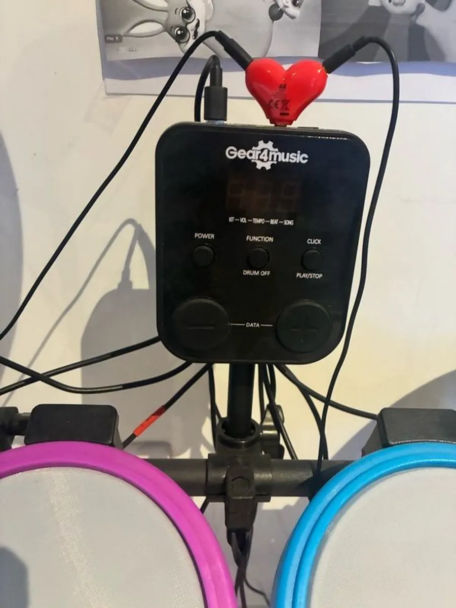 Kids Junior Electronic Drum Kit - Image 3