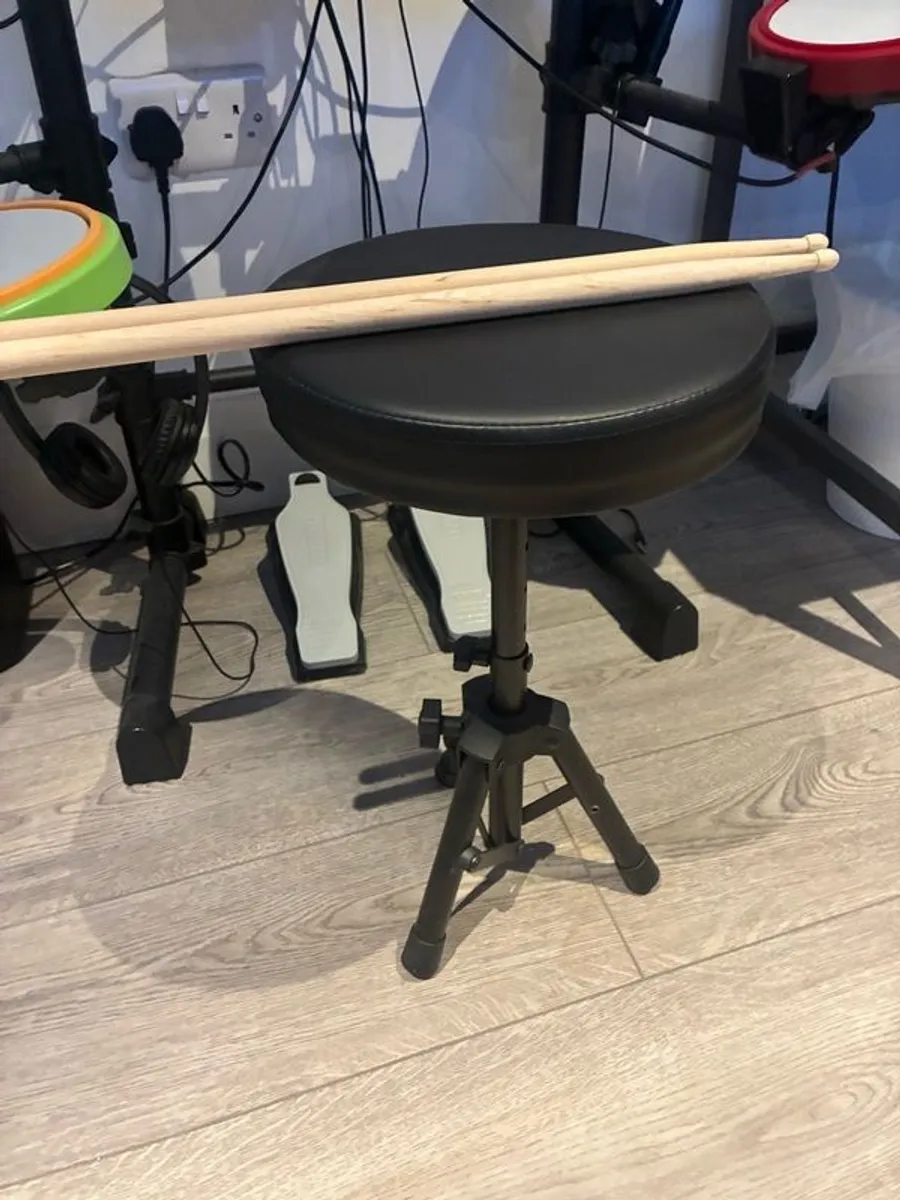Kids Junior Electronic Drum Kit - Image 4