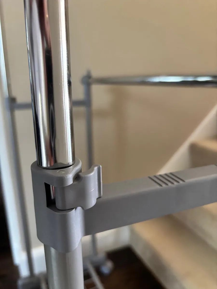 Double clothes rail adjustable - Image 1
