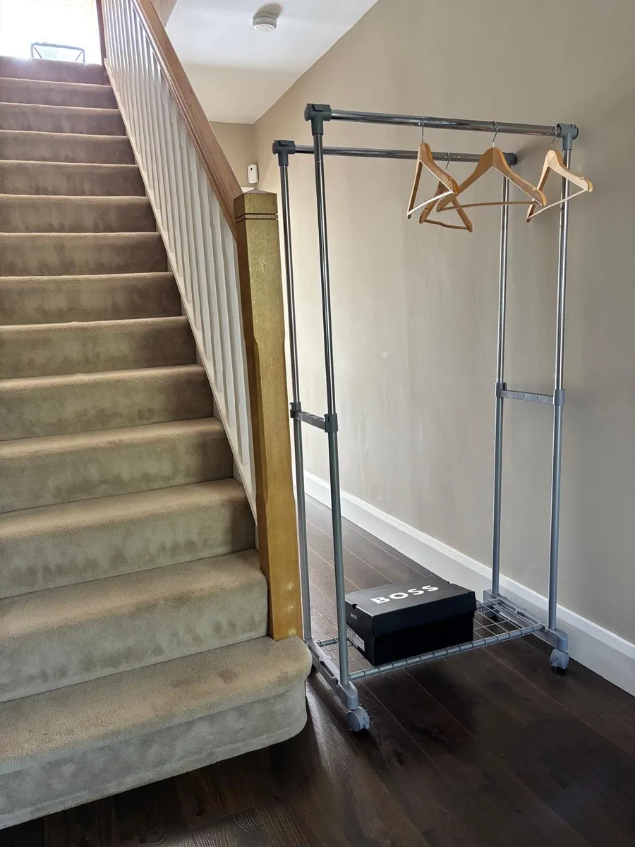 Double clothes rail adjustable - Image 2