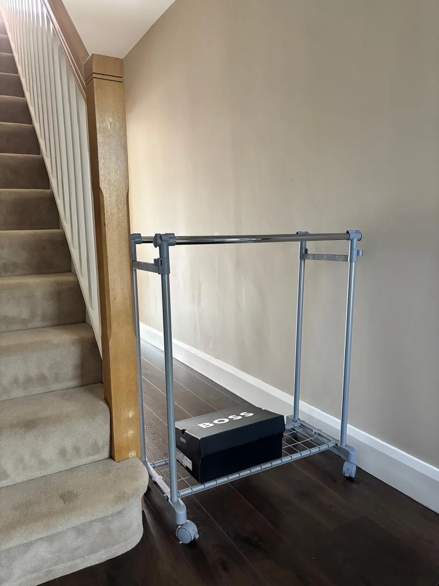 Double clothes rail adjustable - Image 3