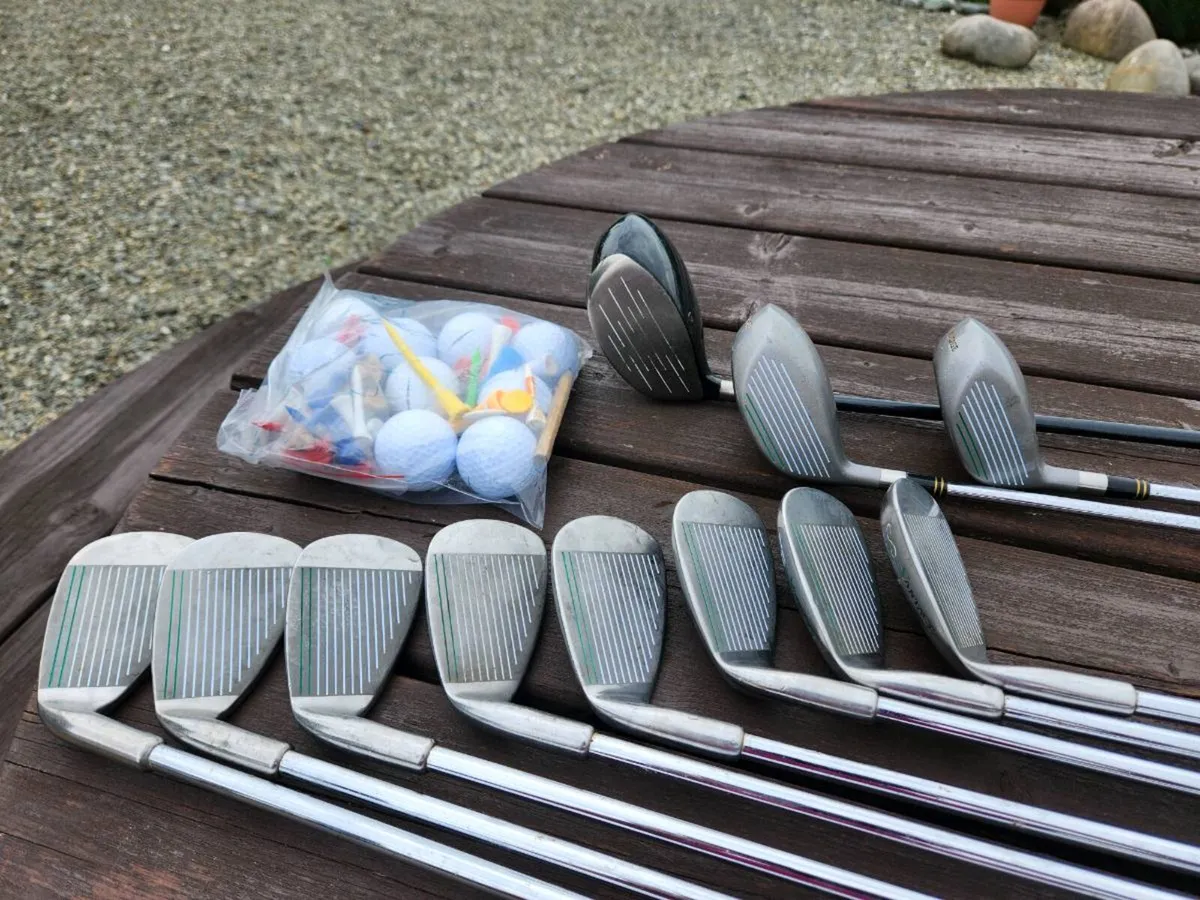 Starter Set. Bag, 3x woods, 8x irons, putter. - Image 4