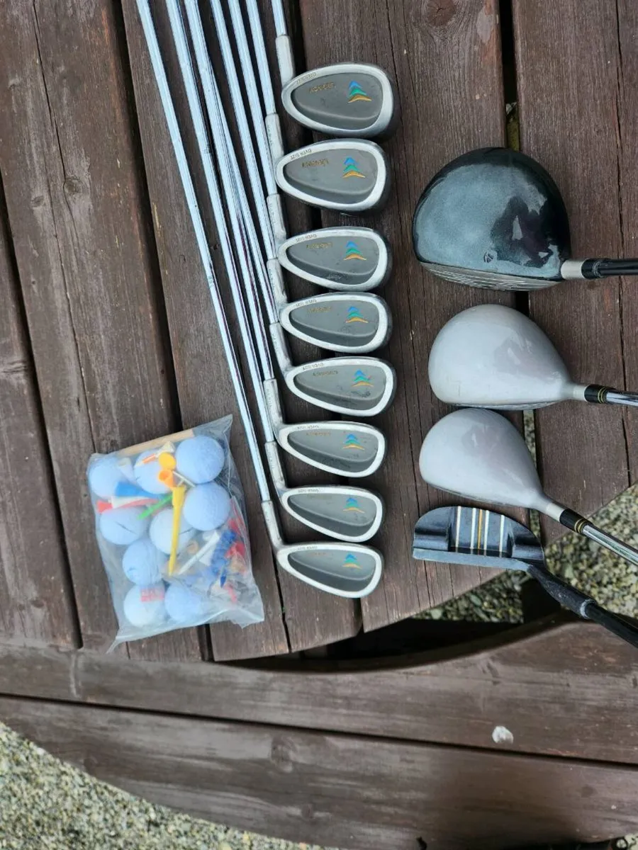 Starter Set. Bag, 3x woods, 8x irons, putter. - Image 3