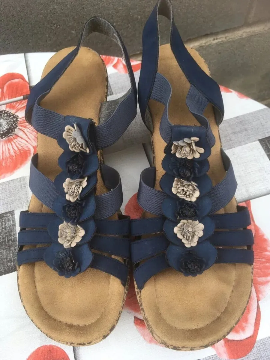 Ladies Rieker Sandals, Size 42, Worn once only - Image 4