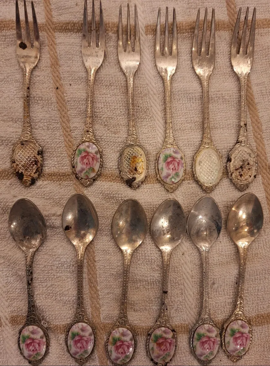 Vintage forks and spoons
