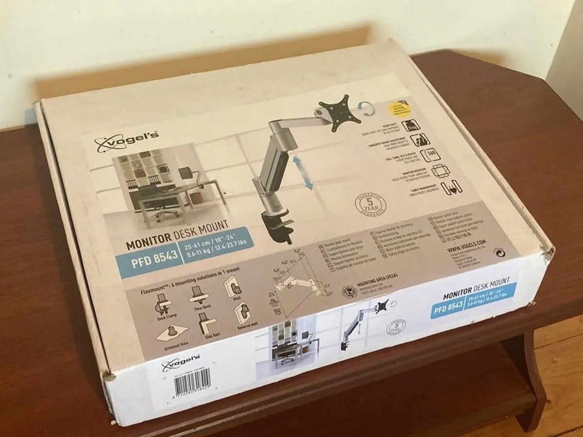 Vogel's PFD 8543 Adjustable Monitor Arm – Boxed - Image 2