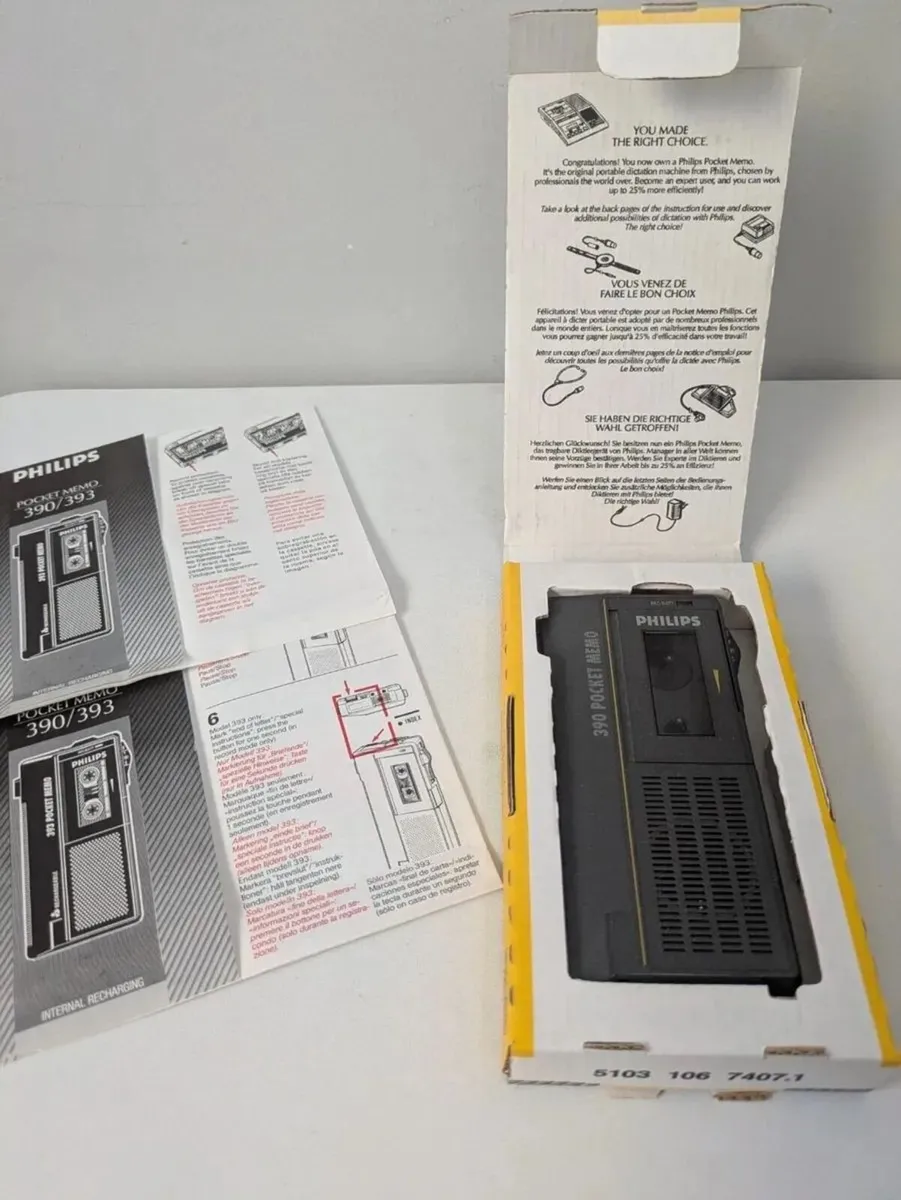 Philips Pocket Memo 390 Handheld Voice Recorder W - Image 2