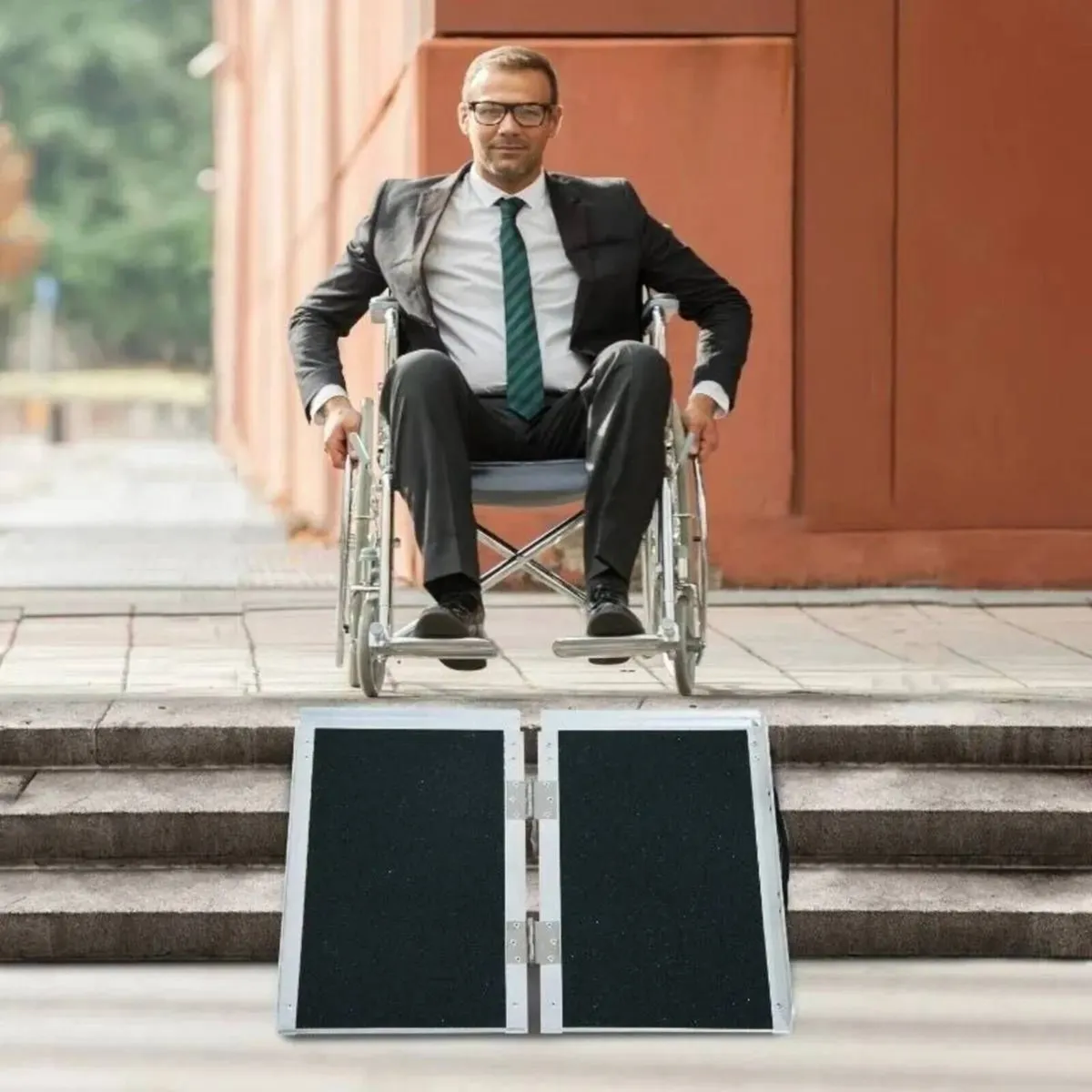Aluminium Ramp for Wheelchair Mobility Aid - Image 1