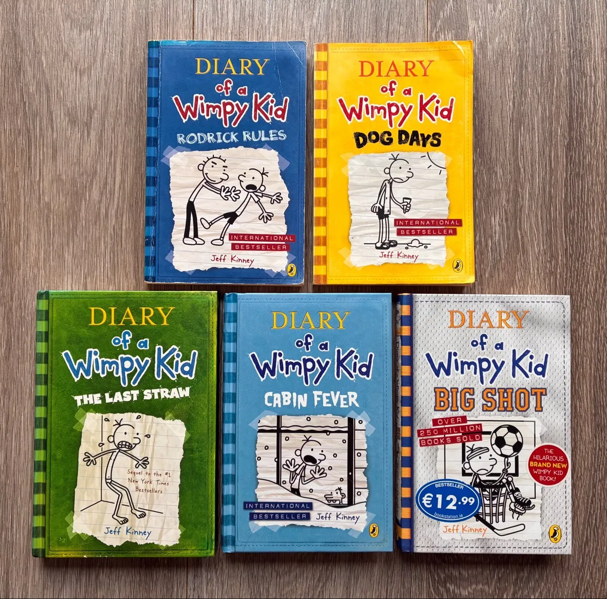 Diary of a Wimpy Kid Book Bundle - 5 Books - 3 HB - Image 2