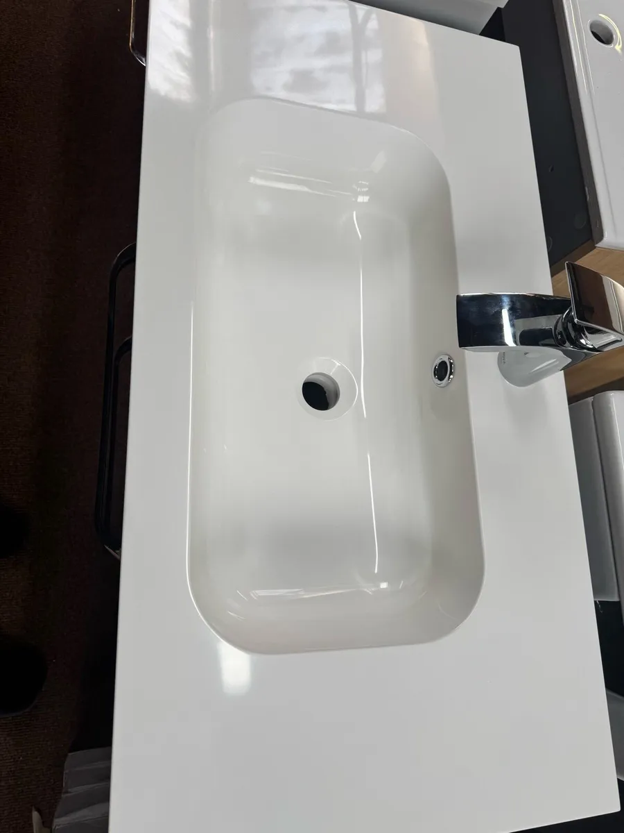 Brand New 800mm Grey Vanity , Basin & Tap - Image 2