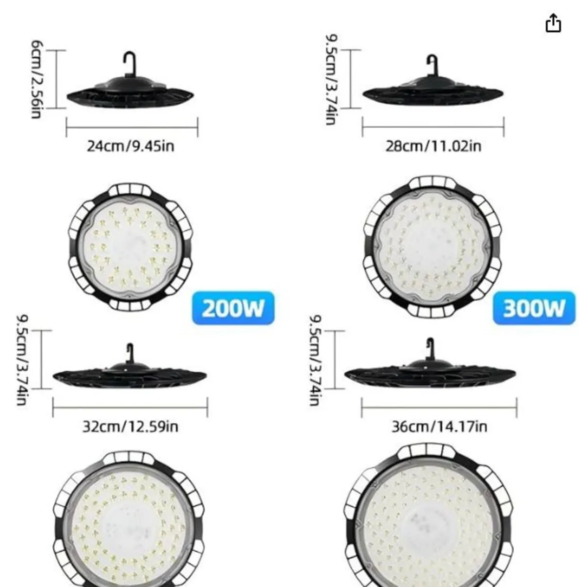 led  shed  /  garage  /  store  lights - Image 4