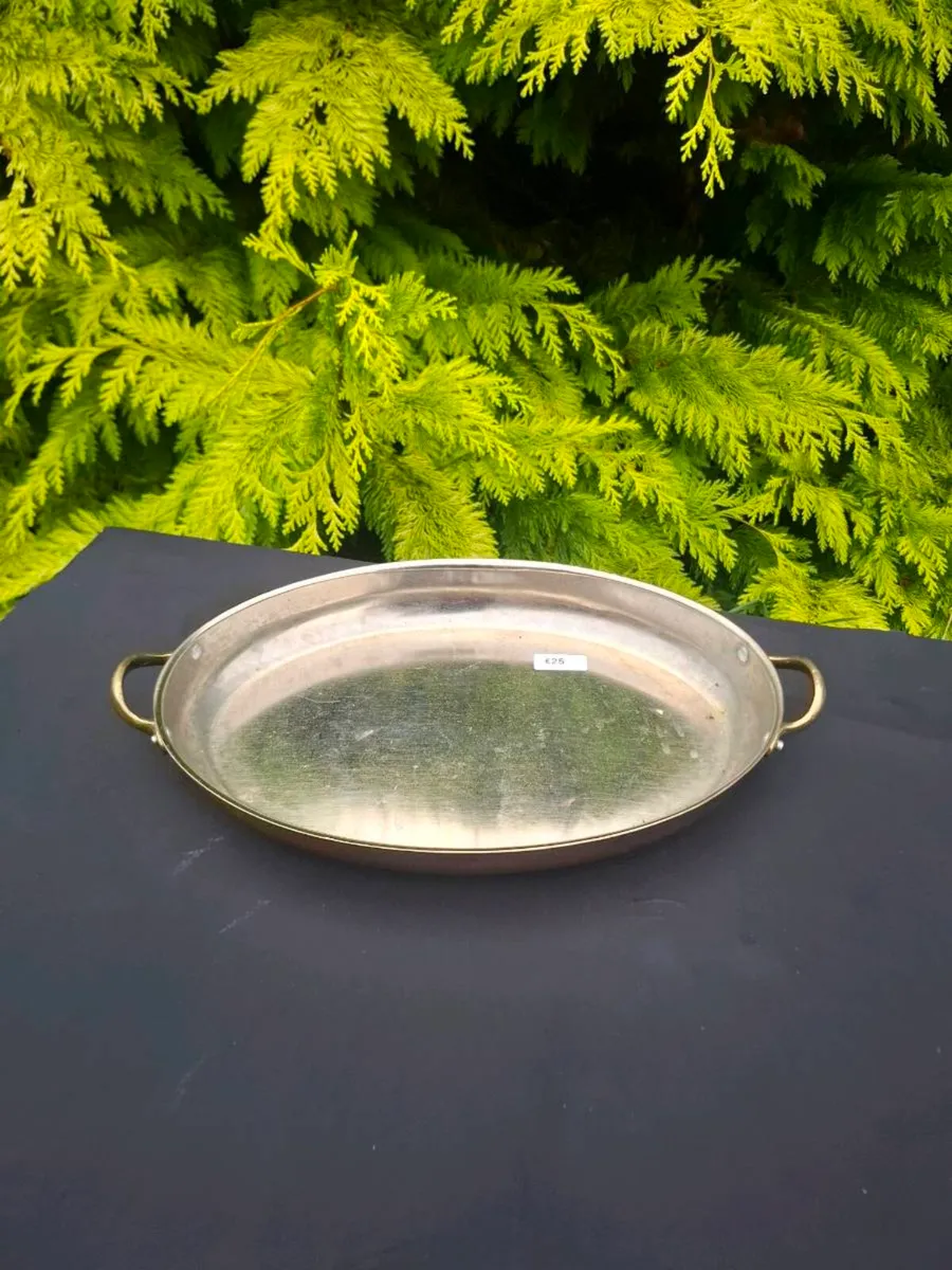 2 person copper oven plate - Image 1