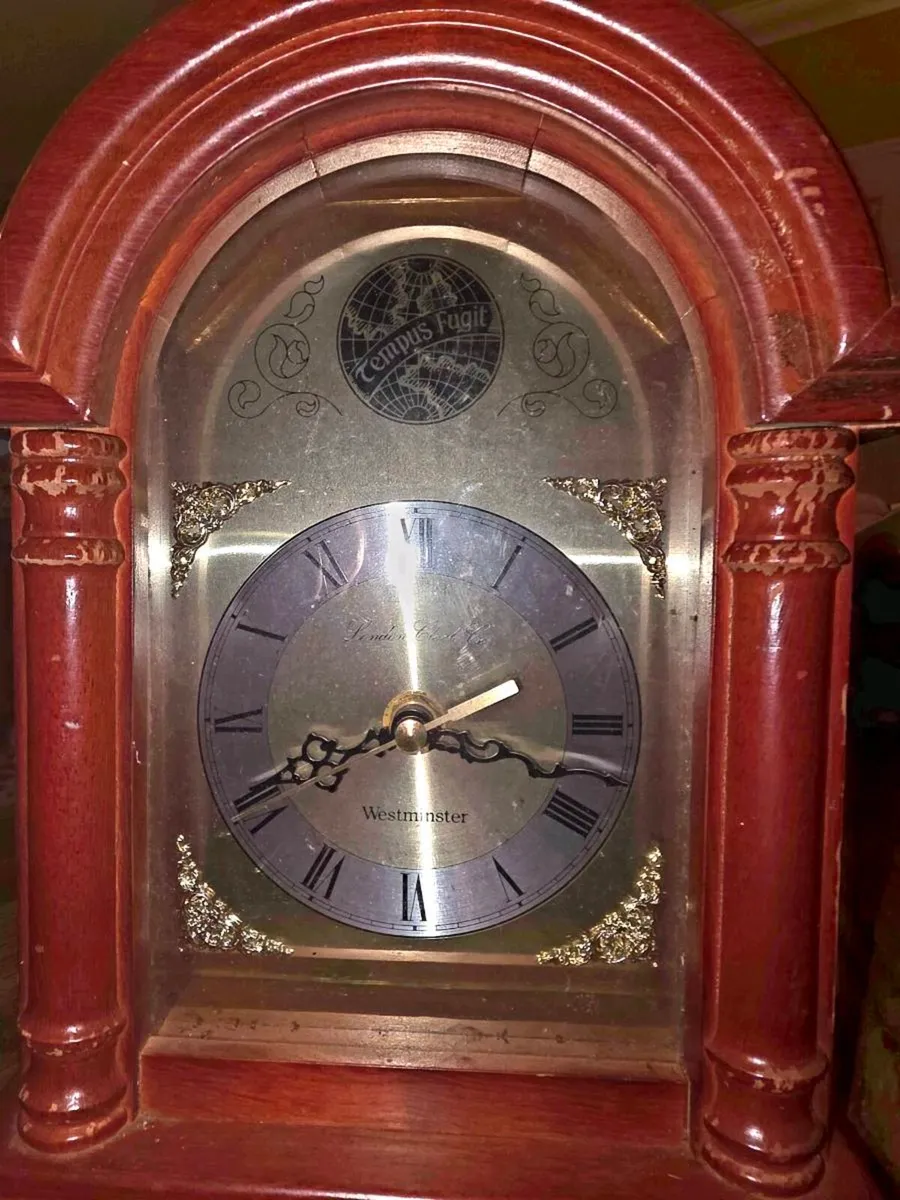 WESMINSTER MATURED OAK WOOD, Wall & Table Clock ! - Image 2