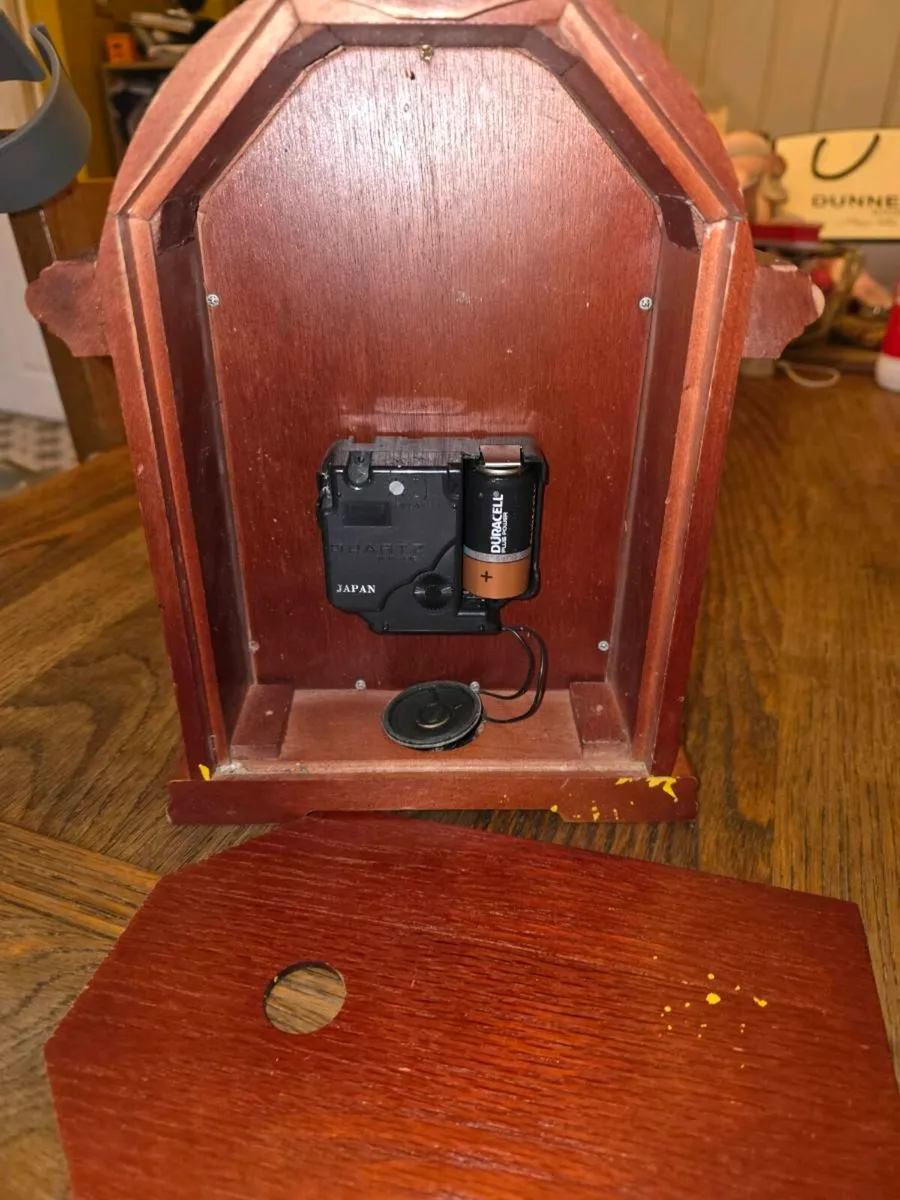 WESMINSTER MATURED OAK WOOD, Wall & Table Clock ! - Image 3