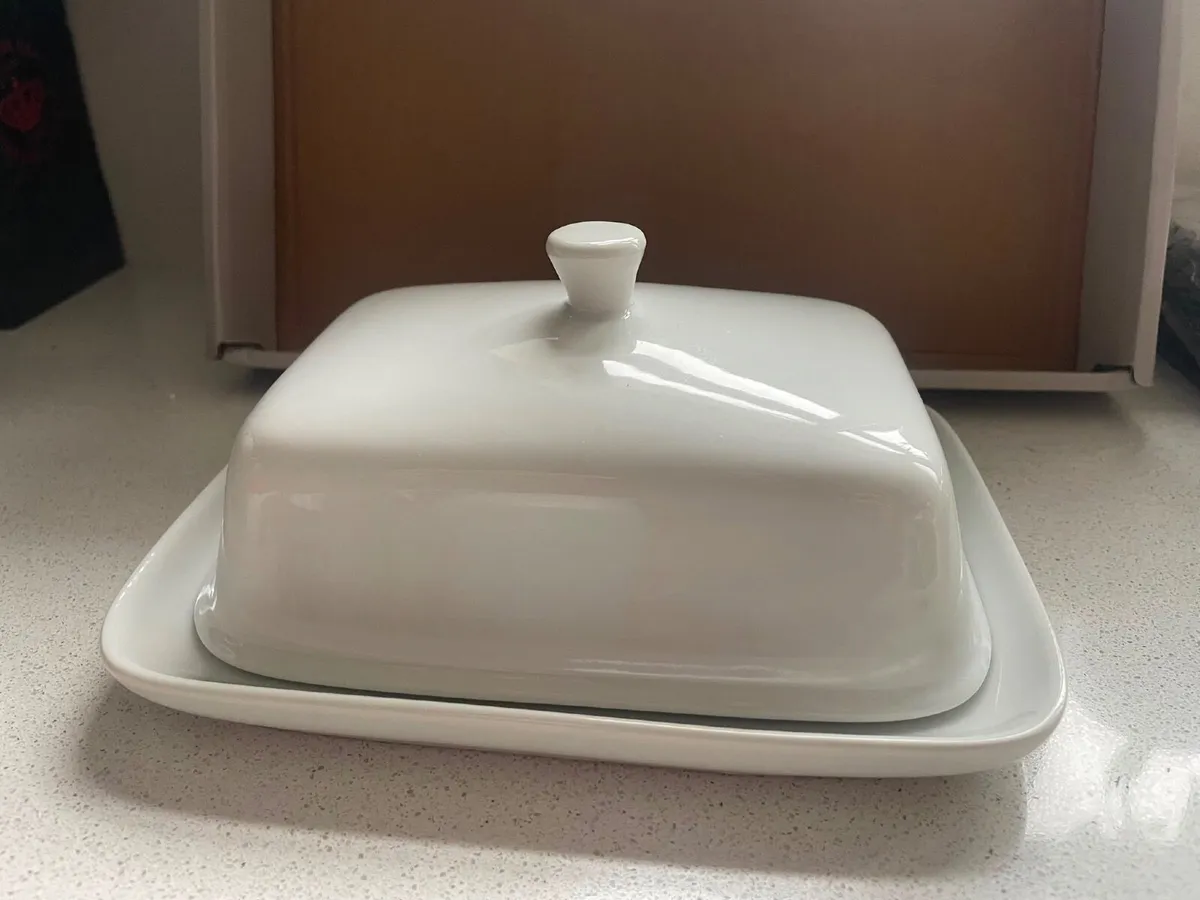 White Butter Dish - Image 1