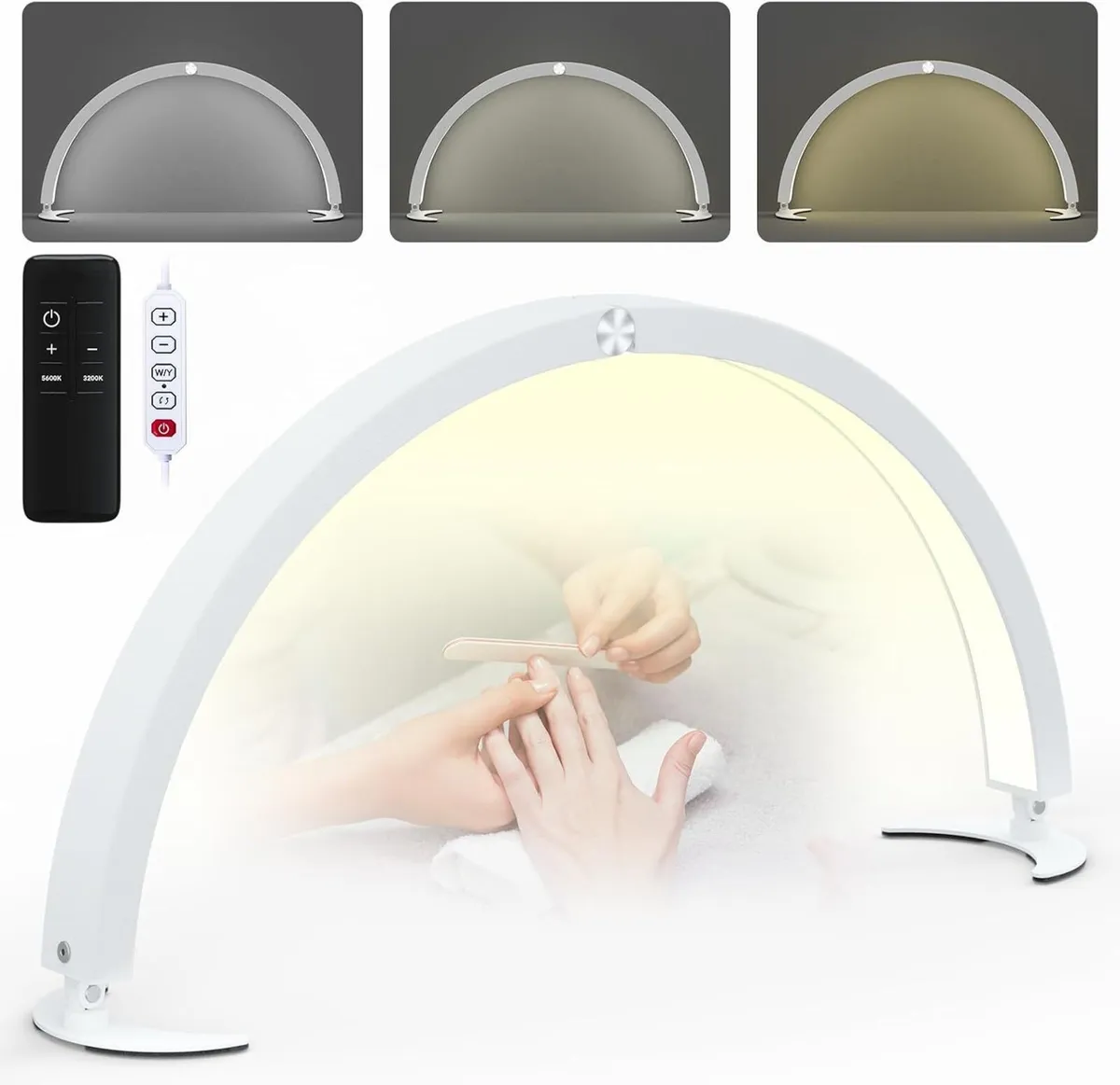 Half Moon Lamp for Desk Nail Light - Image 1