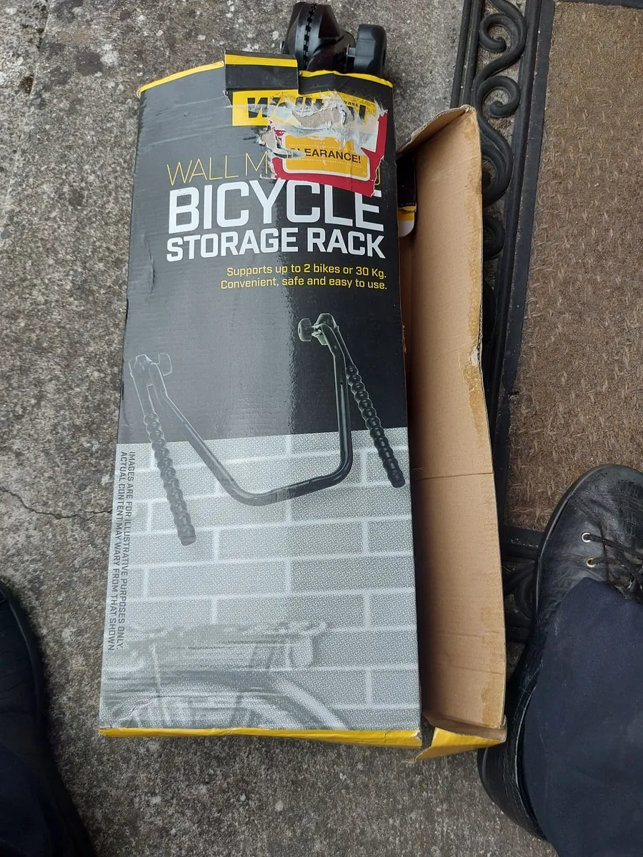 Bicycle storage Rack, supports up to 2 Bikes, 30KG - Image 1
