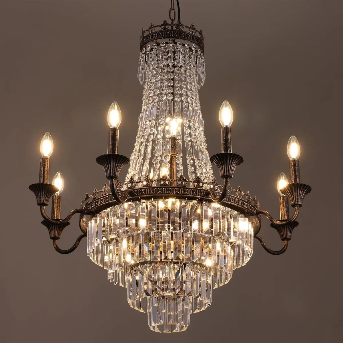 Crystal Chandelier for Dining Room 30.4" - Image 1