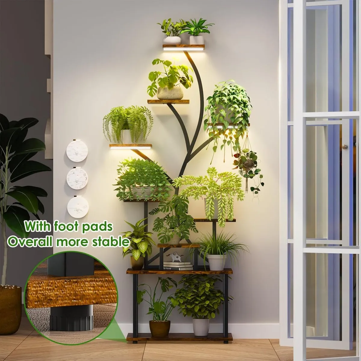 Plant Stand Indoor with Grow Lights 9-Tier - Image 4